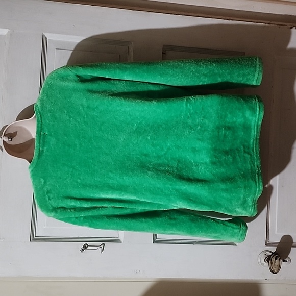 Em & Alfie Long Sleeve Green Dachsund Dashing Through The Snow Sweater L - Picture 2 of 2